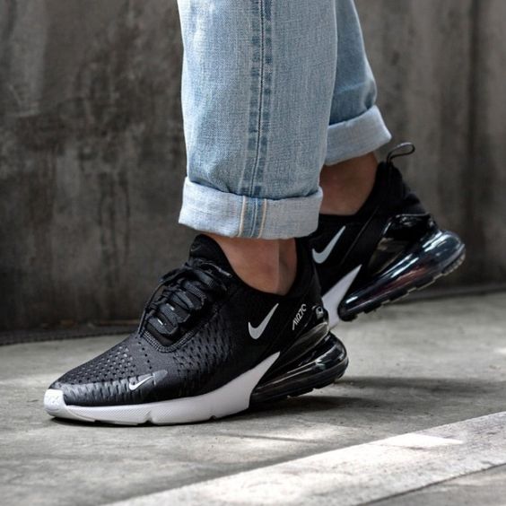 Black and White Nike Shoes - black nike shoes air max