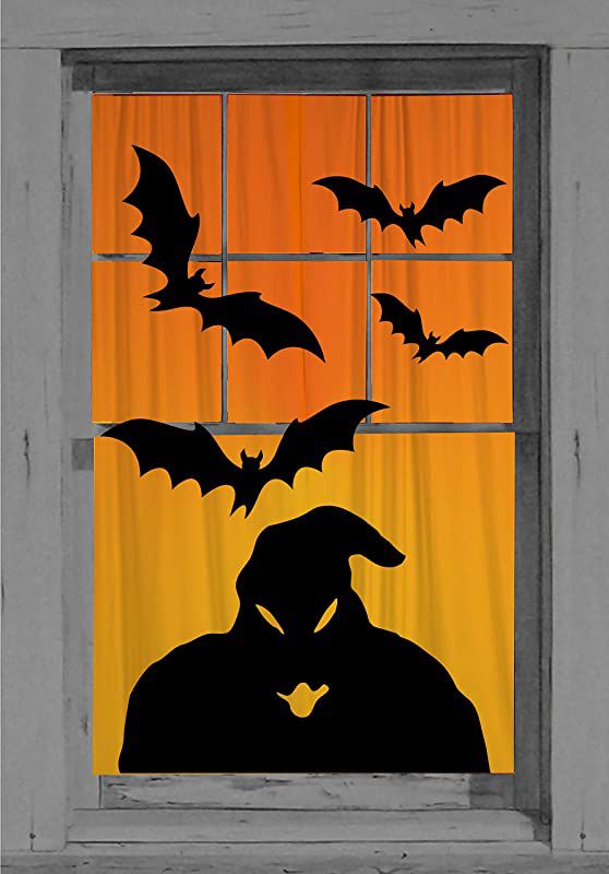 Halloween Window Decorations - vintage halloween window clings
