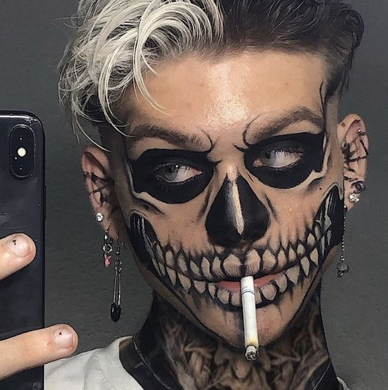 Unique Halloween Face Tattoos - temporary face tattoos