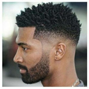 High Taper Fade Haircut for Black Men - High taper fade black male