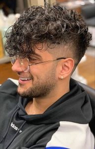 High Taper Fade Haircut for Curly Hair - High taper fade curly hair