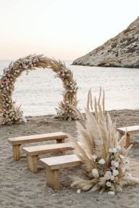 Beach Themed Wedding Decor - Beach themed wedding reception