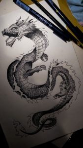 Chinese Dragon Tattoo - chinese dragon tattoo forearm