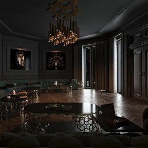 Moody living room - Moody and bright living room