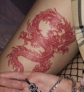 Red Dragon Tattoo - red dragon tattoo meaning