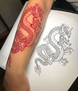 Red Dragon Tattoo - red dragon tattoo meaning