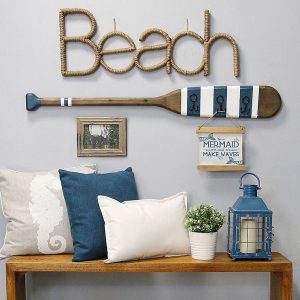 Trendy Beach Living Room Decor - Modern coastal living room