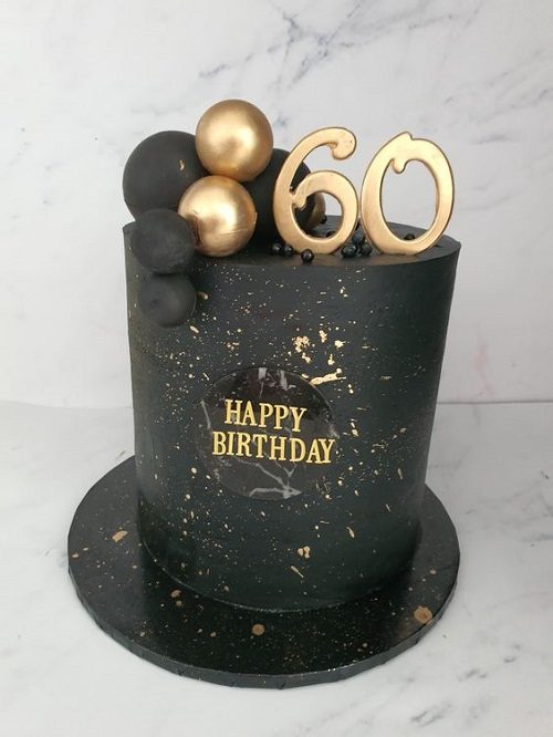 60th Birthday Cake Ideas - 60th Birthday cake decorating Ideas
