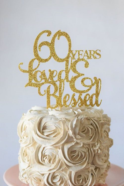 60th Birthday Cake Ideas - Fabulous 60th Birthday Cake for Mom