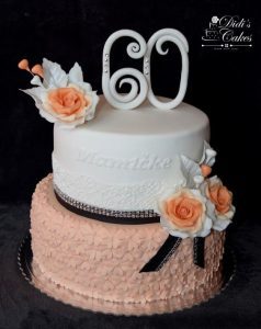 60th Birthday Cake Ideas for Mom - Simple 60th Birthday Cake for Mom