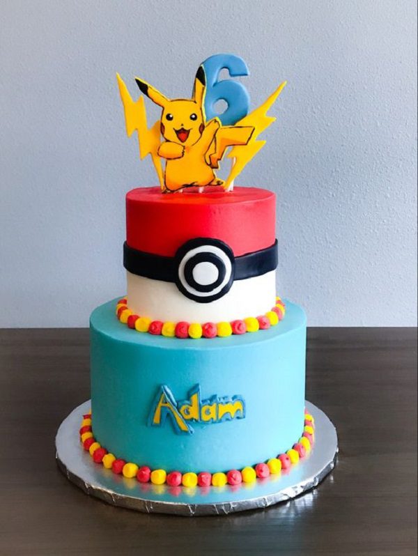 Pokemon Cake Toppers - personalised pokemon cake topper