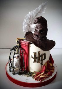 harry potter birthday cake ideas - Magical Harry Potter Cap Cake Ideas