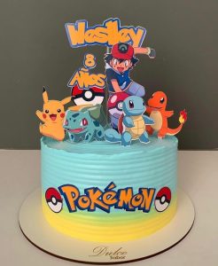 pokemon birthday cake - pokemon buttercream cake ideas