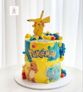 pokemon cake ideas - Cute little Pokémon themed cake