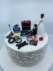 Funny Wedding Cake Toppers - Funny Wedding Cake Topper for Mechanics