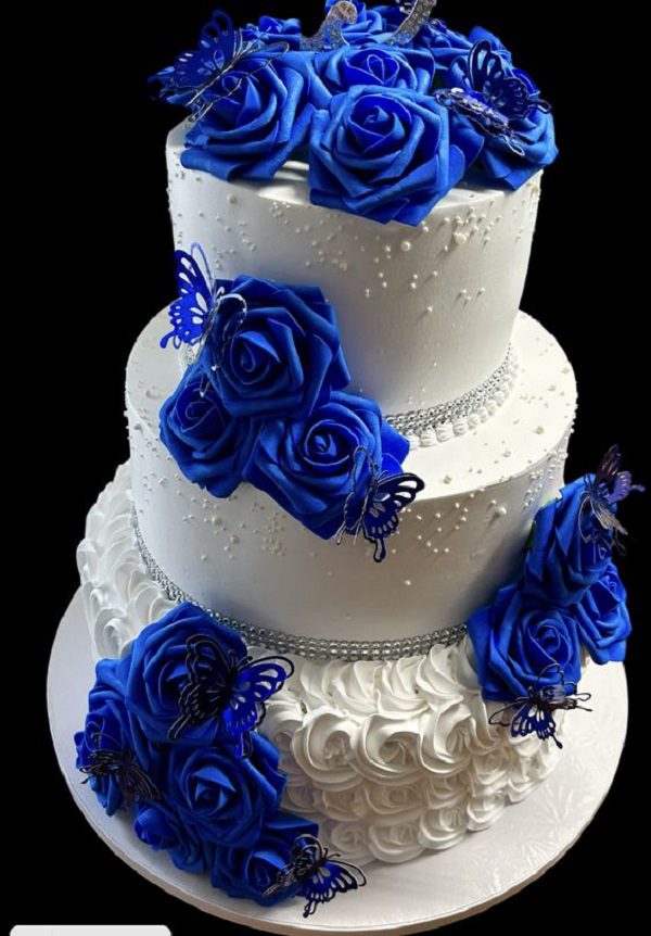 Best purple butterfly engagment cake designs - Very beautiful engagment cake ideas