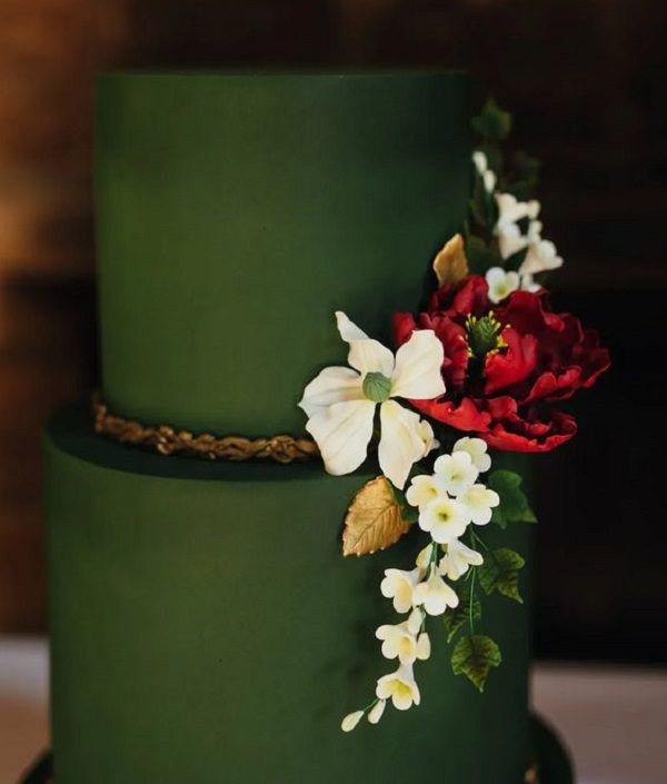 Immersive & Dark Autumnal Yorkshire Woodland Fairytale - very delicious engagment cake