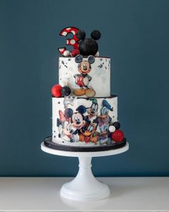 Mickey and Minnie Mouse Cake - Mickey Mouse Clubhouse cake