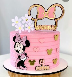 Mickey and Minnie Mouse Cake - Minnie Mouse Cake ideas for 1st Birthday