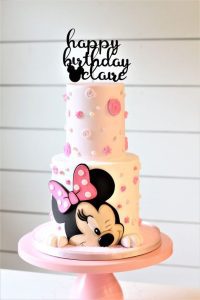 Minnie Mouse Birthday Cake - Birthday Cakes Charity Fent Cake Design