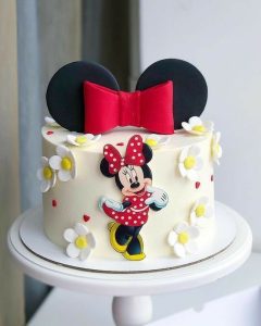 Minnie Mouse Birthday Cake - Minnie Mouse Birthday Cake
