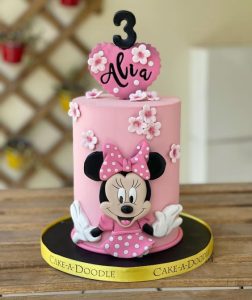 Minnie Mouse Birthday Cake - creative birthday cakes for kids