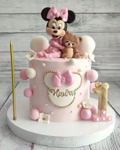 Minnie Mouse Birthday Cake - mickey mouse cake