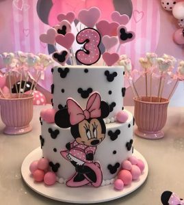 Minnie Mouse Birthday Cake - mickey mouse cake ideas