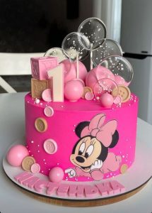 Minnie Mouse Birthday Cake - minnie mouse cake 4th birthday