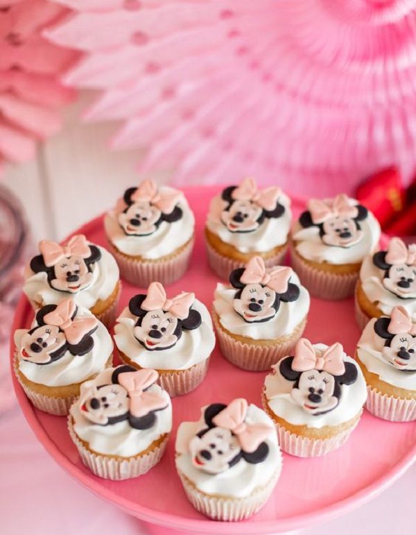 Minnie Mouse Cup Cake - Annie's 3rd Birthday A Minnie Mouse Themed Recap