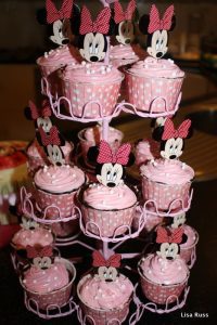 Minnie Mouse Cup Cake - Minnie Mouse Cupcakes 1st Birthday