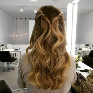 Missy curls hairstyle - birthday hairstyles weave braids
