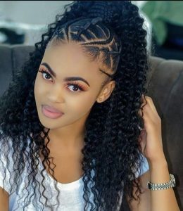Ppnytail hairstyle for black girl - Birthday Ponytail Hairstyles