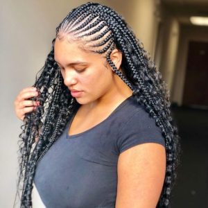 african braid hairstyle - Birthday Hairstyles for Black Girl natural hair