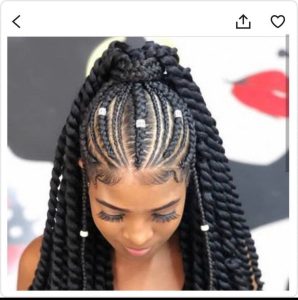 black women cornrows twist braiding - Hairstyles for birthday girl short hair