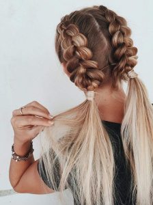 braided hairstyle - Birthday hairstyles for long hair
