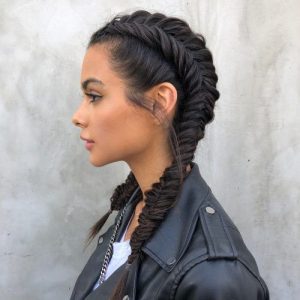 double side braid - Birthday hairstyle for girl