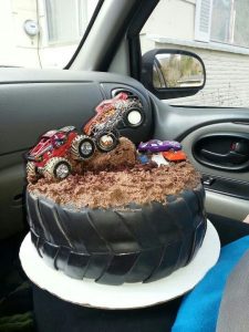 monster jam birthday cake - Hot Wheels Monster Truck cake
