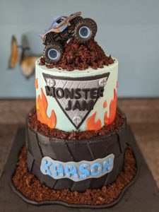 monster jam cake - Monster truck sheet cake Ideas
