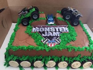 monster jam cake - Monsters truck sheets cake Ideas