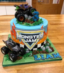 monster truck birthday cake-Monster truck cake pan