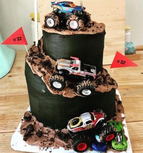 monster truck birthday cake-Monster truck cakes pan