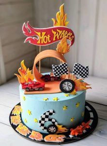 monster truck cake ideas - Hot Wheels Monster Truck cake