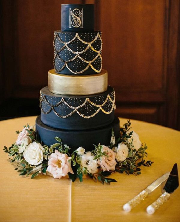 unique engagement cakes - engagment cake with arbor engagment flowers