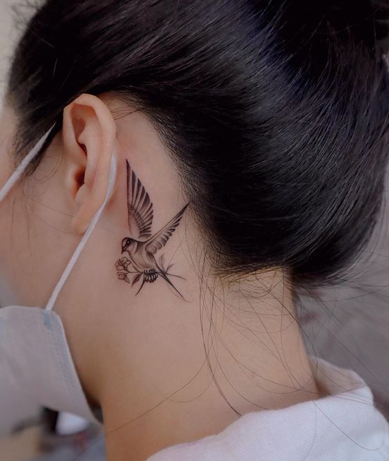 Ear Tattoo - Cute Small Tattoos for Girls and Boys