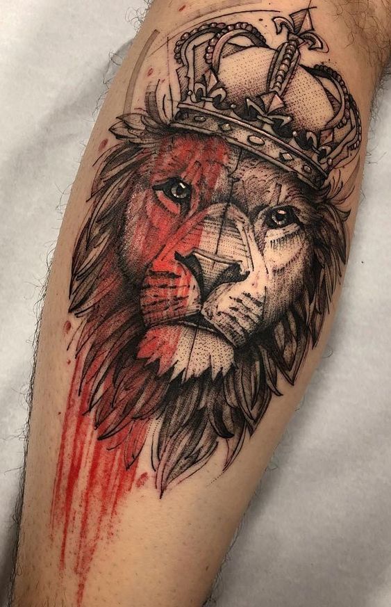 Lion Tattoo - Most Beautiful Small Tattoo