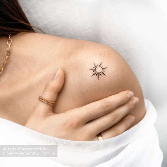 Moon Tattoo - Cute Small Tattoos for Girls and Boys