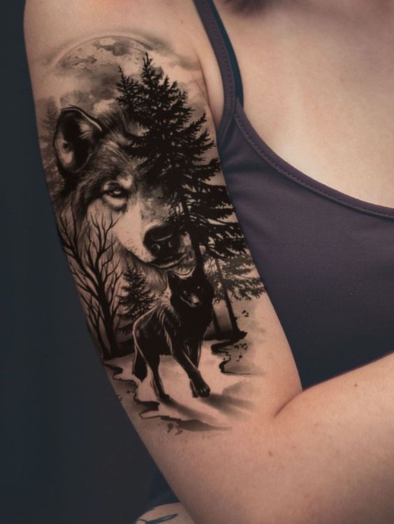 Wolf Tattoo - Small Tattoo İdea