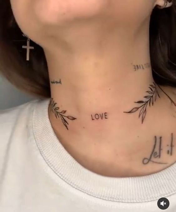 Word Tattoo - Charming Tattoo Designs For Teens