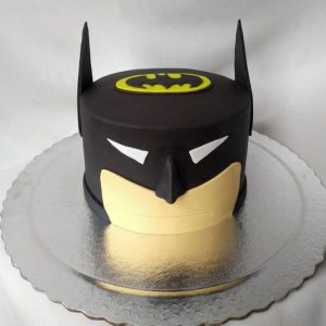 batman birthday cake - batman face birthday cake idea